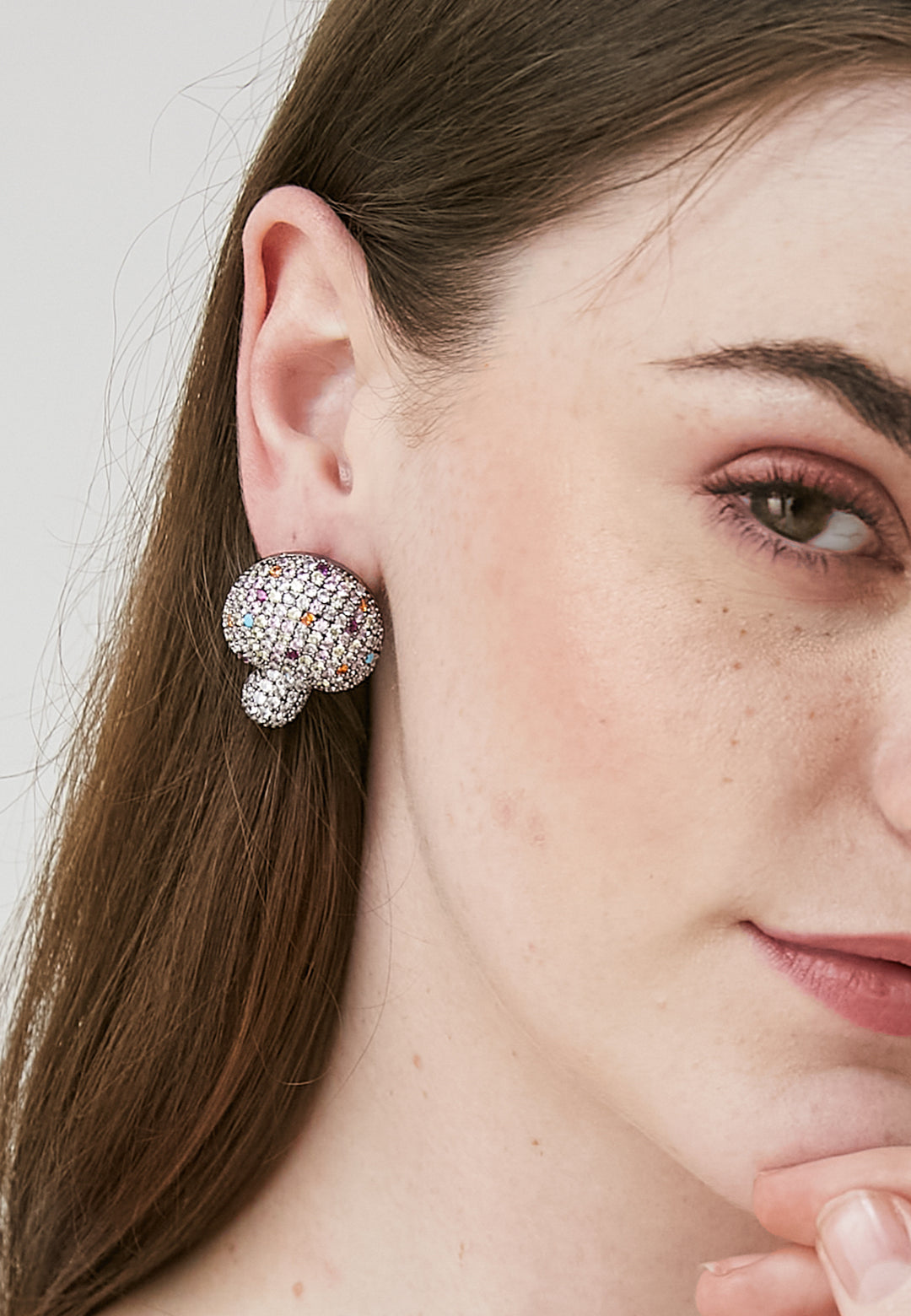 Mushy White Earrings