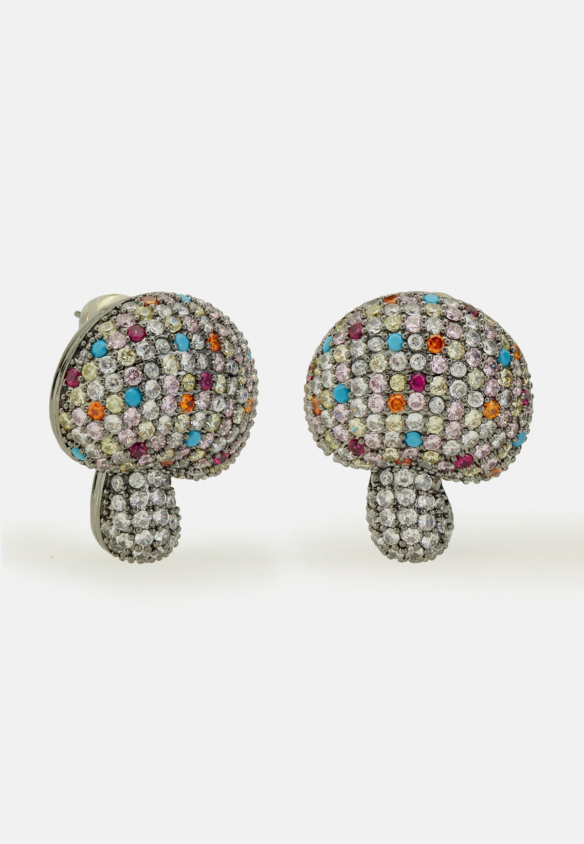 Mushy white earrings