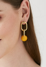 Load image into Gallery viewer, Duna Orange Earrings

