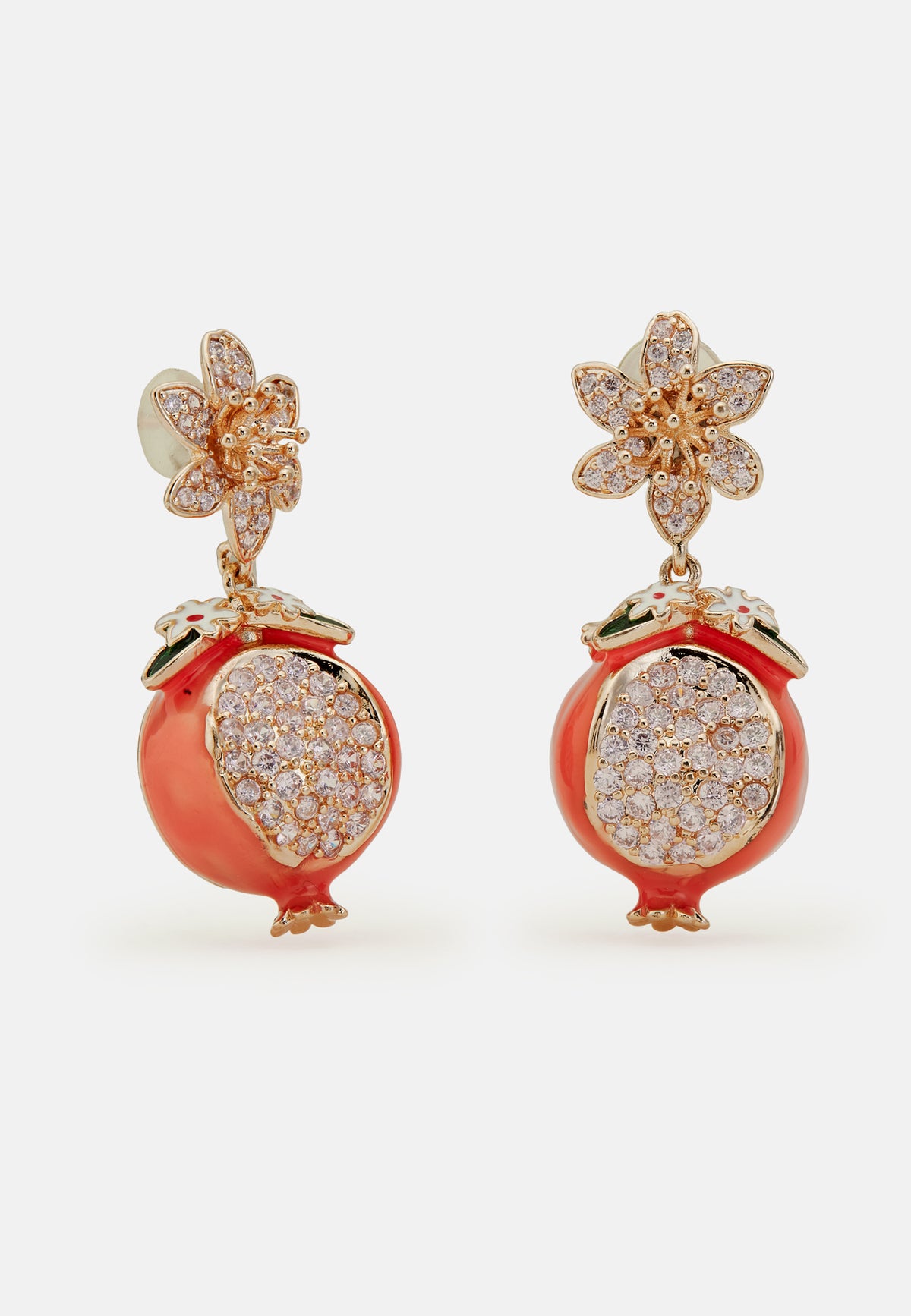 Pomegranade earrings