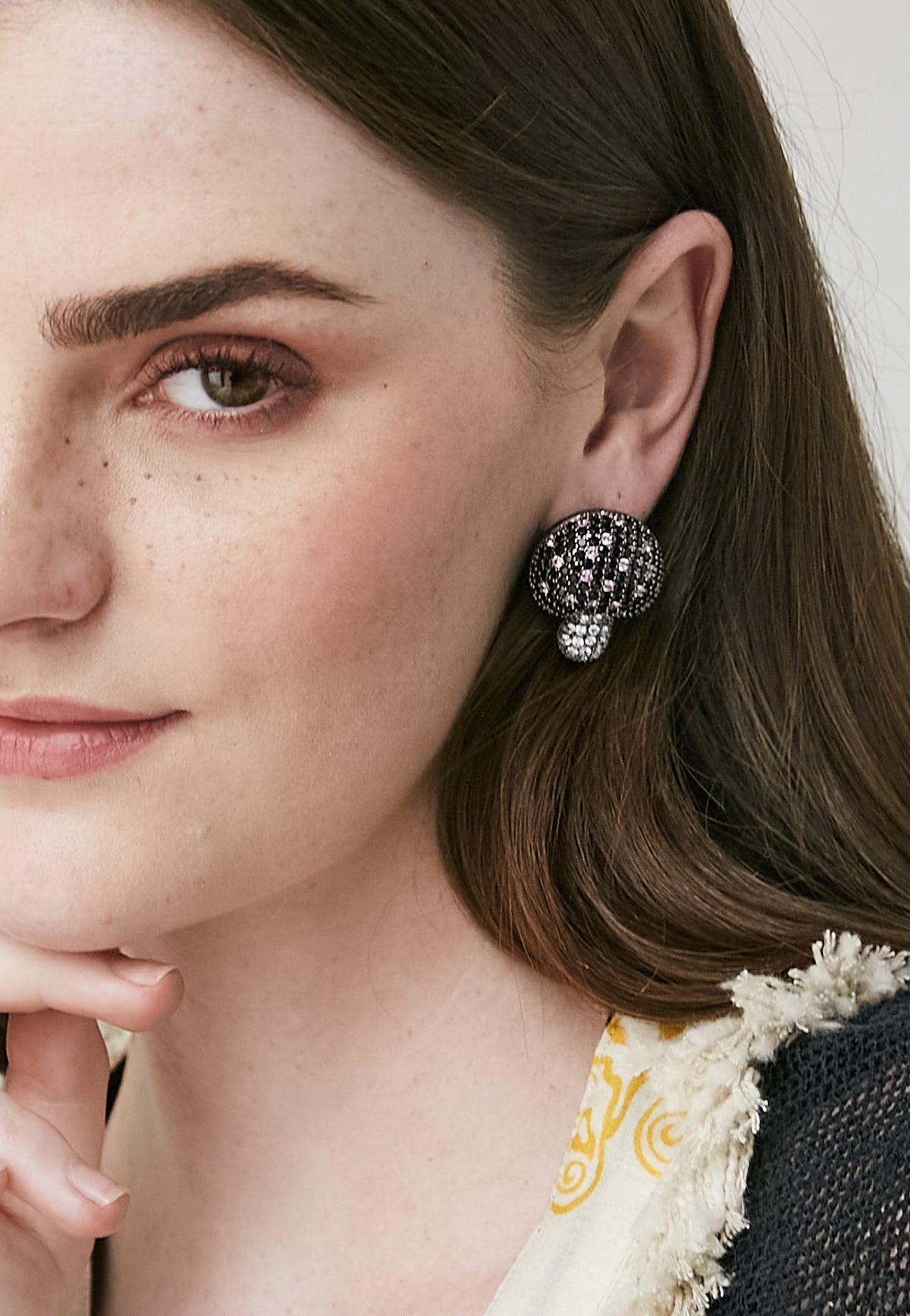 Mushy black earrings