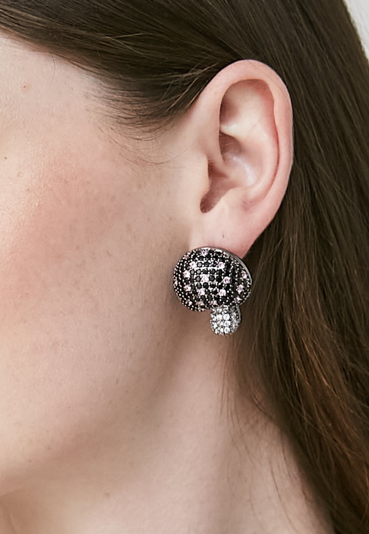 Mushy black earrings