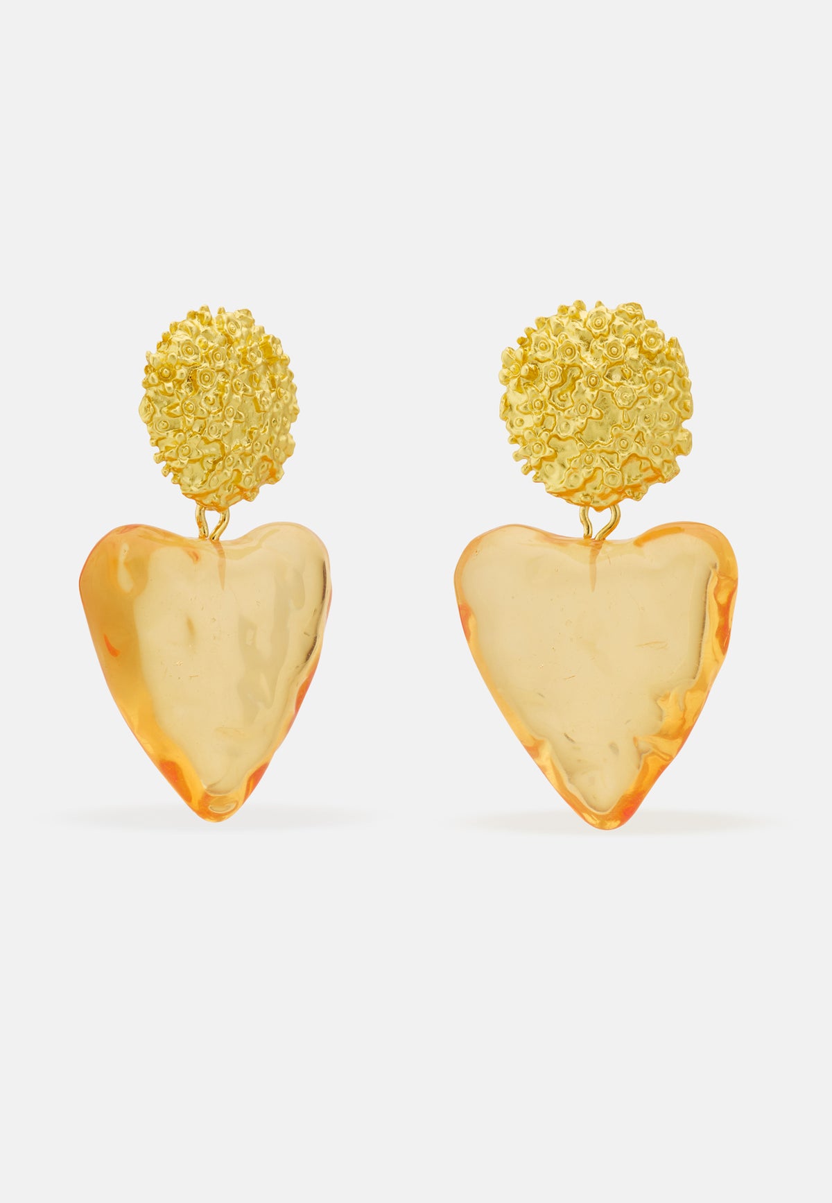 Fina Orange Earrings