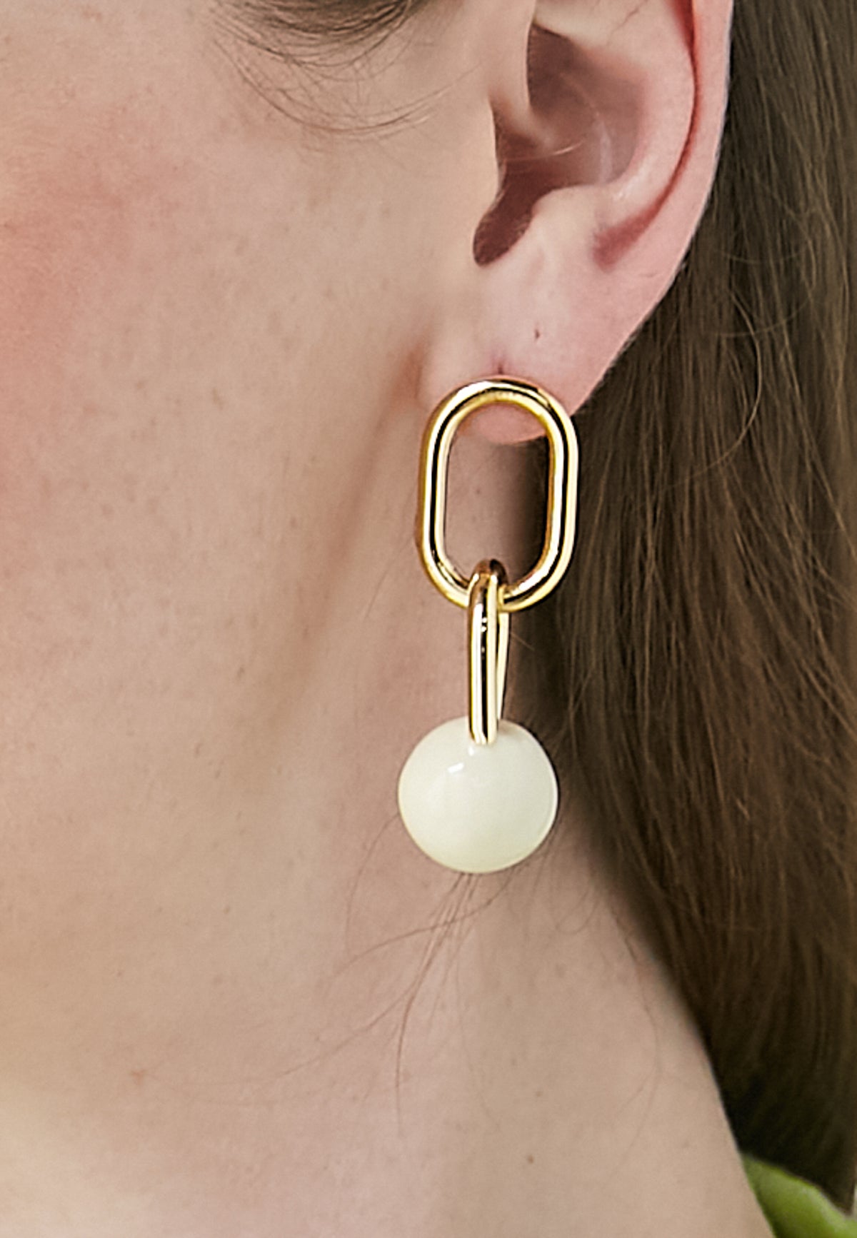 Duna cream earrings