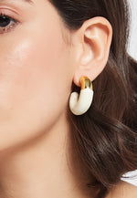 Charger l’image dans le visualiseur de galerie, Nara White Earrings
