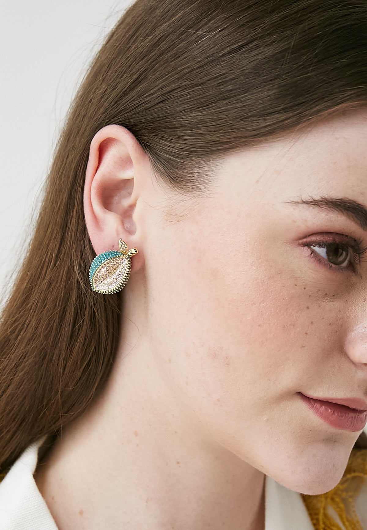 Lime earrings