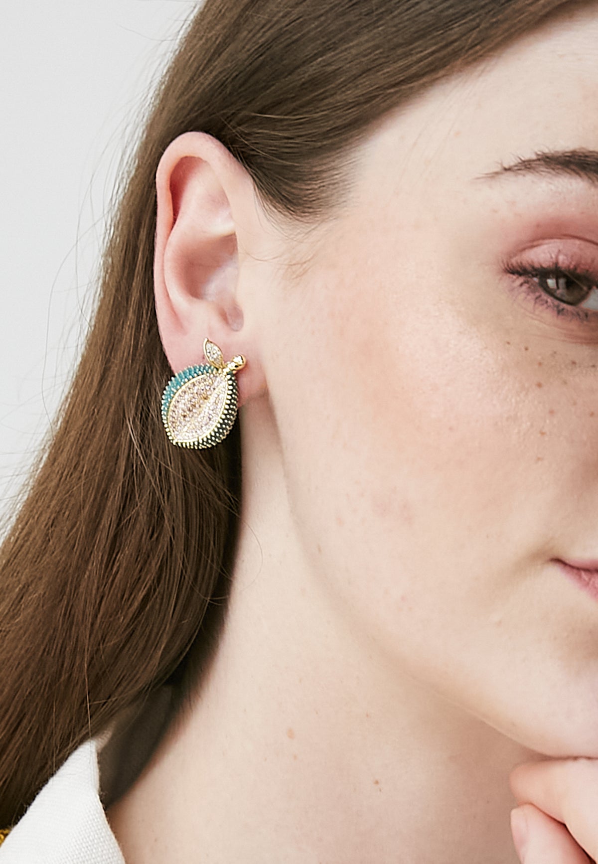 Lime earrings