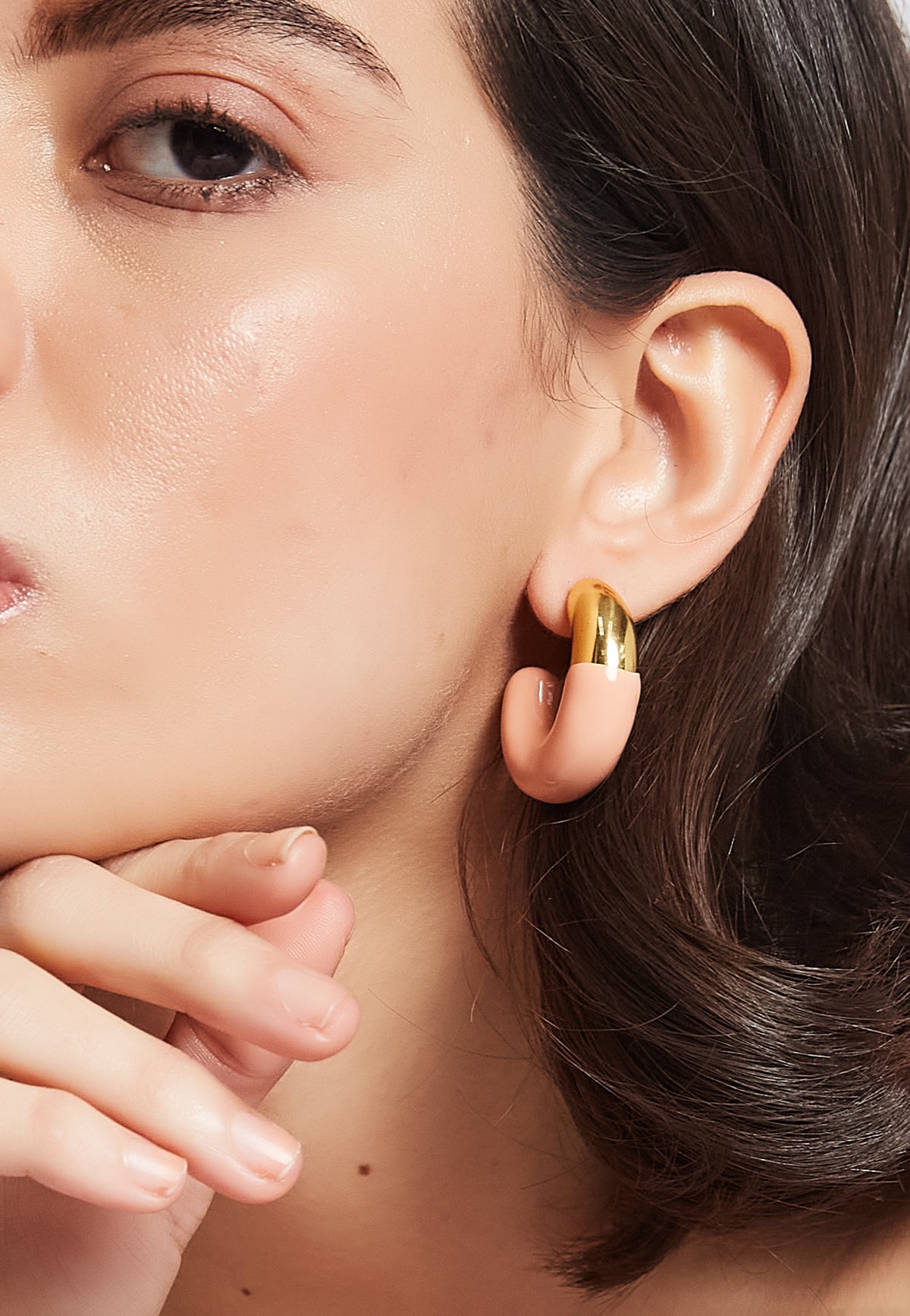 Nara pink earrings