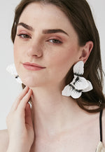 Load image into Gallery viewer, Luma White Earrings
