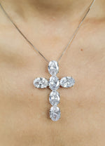 Load image into Gallery viewer, silver faith pendant necklace Bombay Sunset
