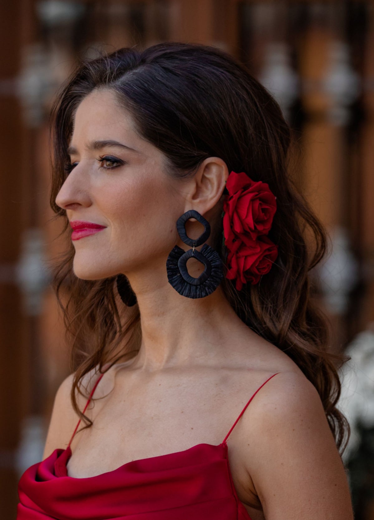 Mnemba earrings bombay sunset