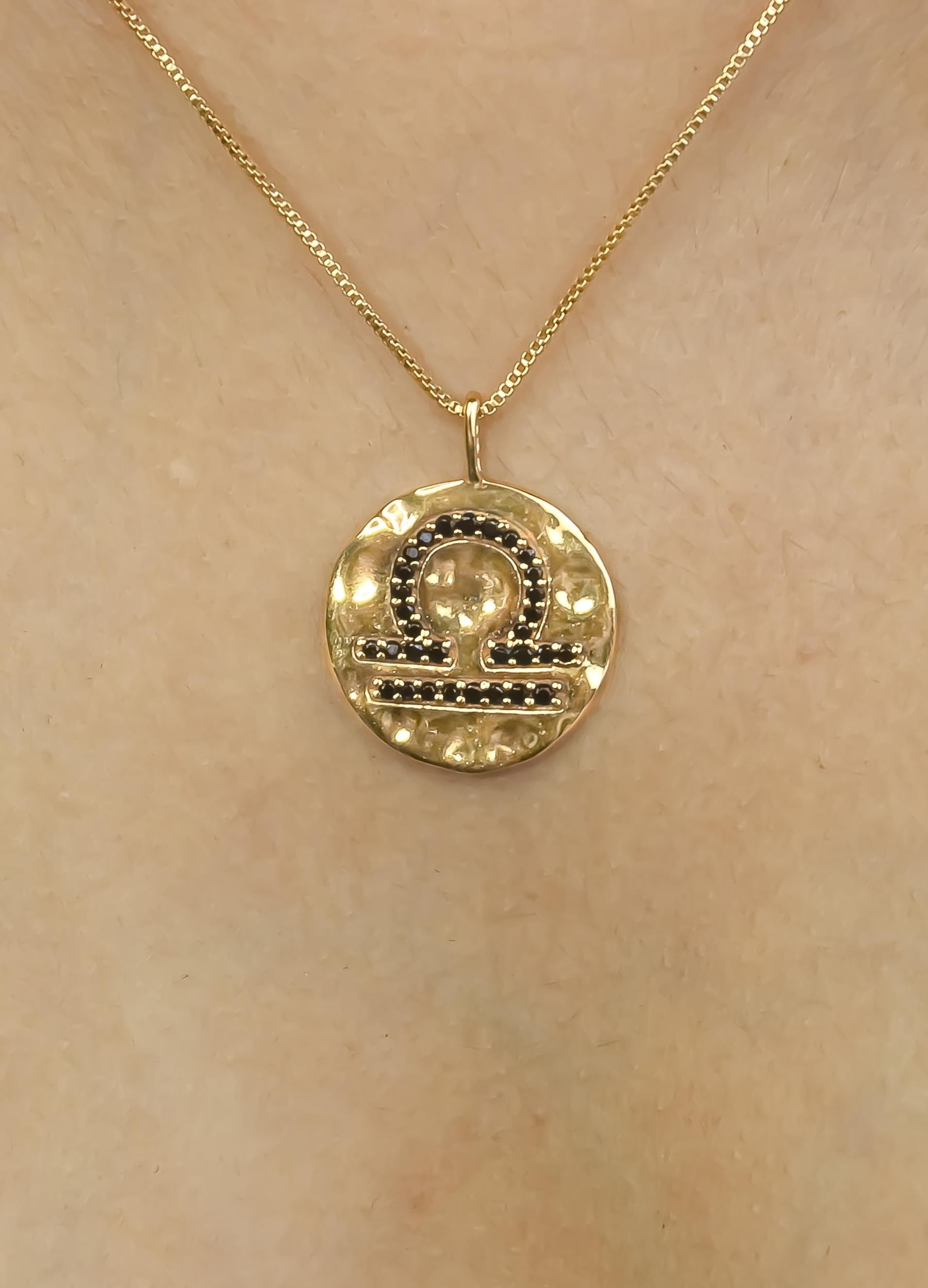 stellar libra coin pendant Bombay Sunset