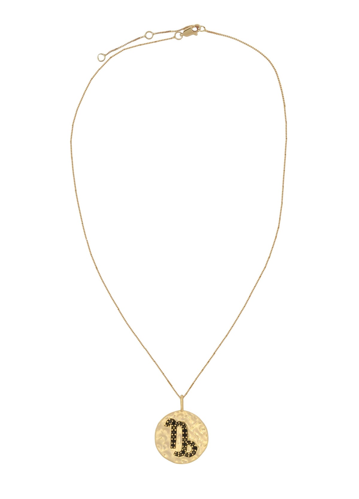 Stellar capricon coin pendant bombay sunset