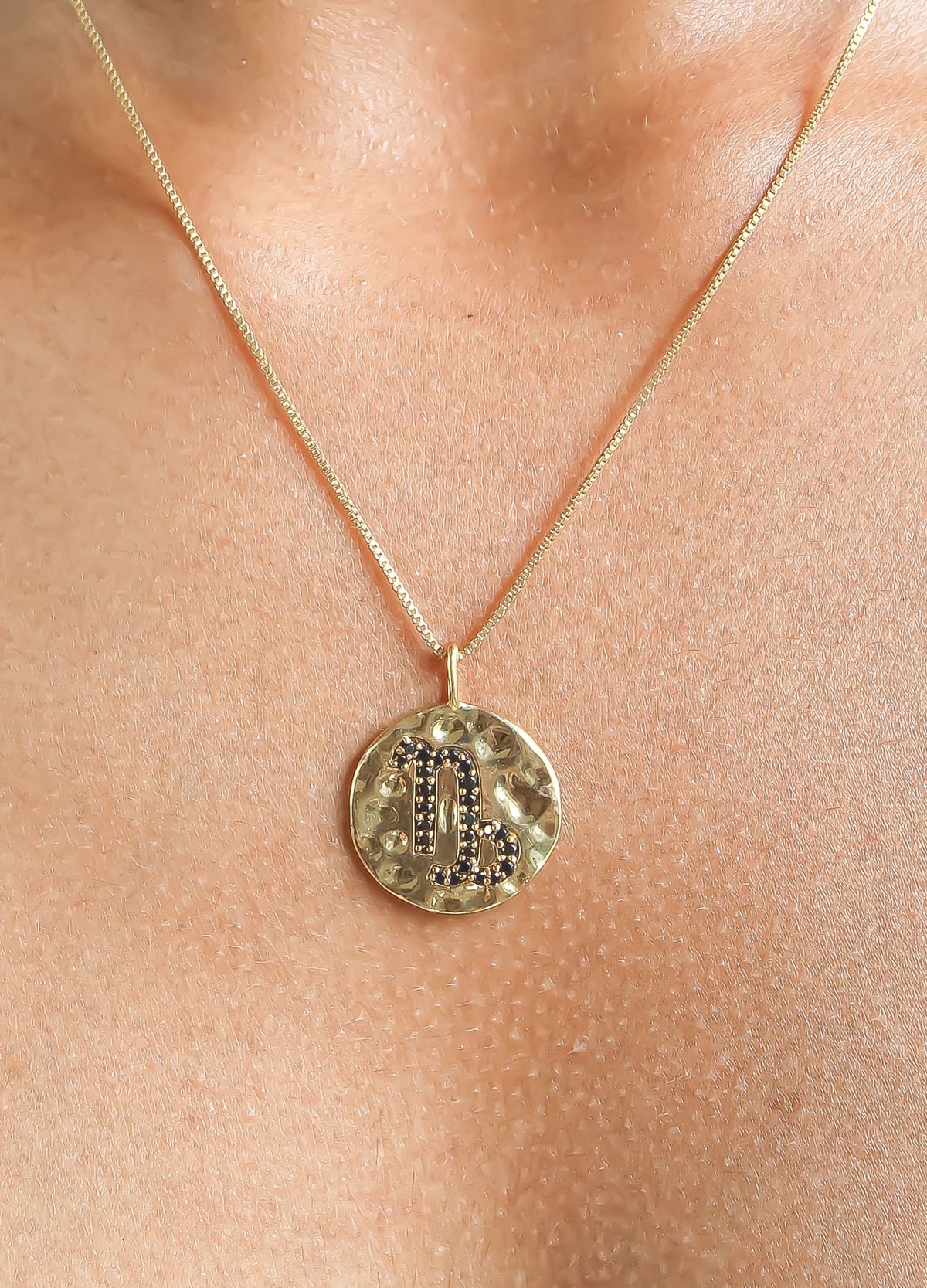 Stellar capricon coin pendant bombay sunset