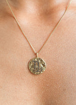 Load image into Gallery viewer, stellar capricon coin pendant Bombay Sunset
