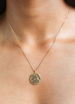 Load image into Gallery viewer, stellar capricon coin pendant Bombay Sunset
