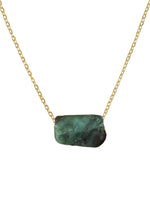 Load image into Gallery viewer, cosmic raw stone necklace Bombay Sunset
