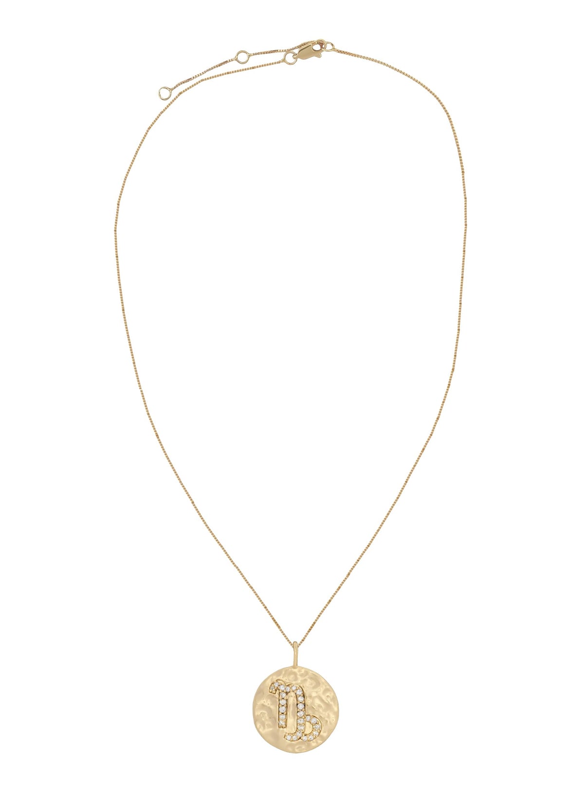 Stellar capricon coin pendant bombay sunset