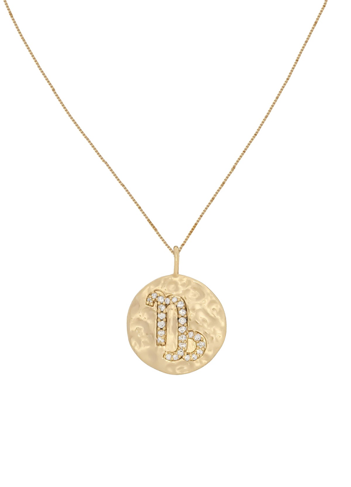 Stellar capricon coin pendant bombay sunset