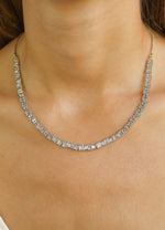 Load image into Gallery viewer, silver fiano necklace Bombay Sunset
