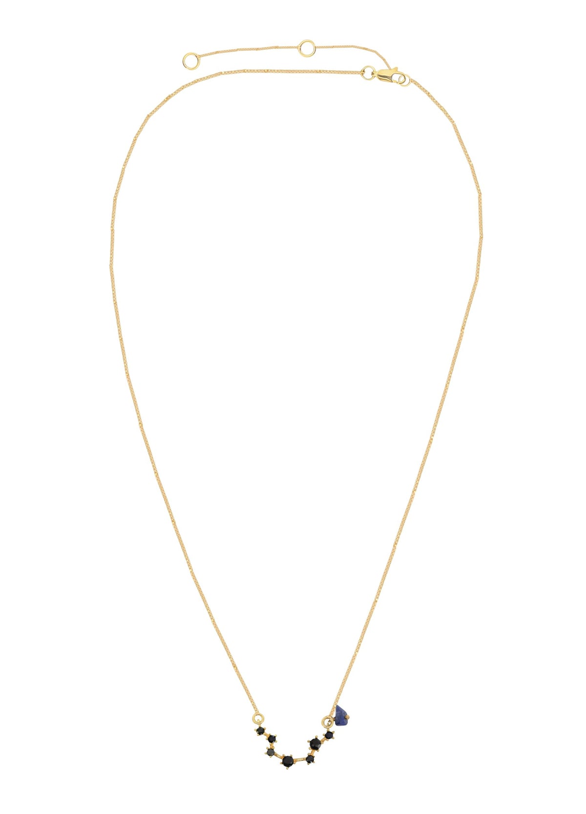 Constellation virgo zodiac necklace bombay sunset