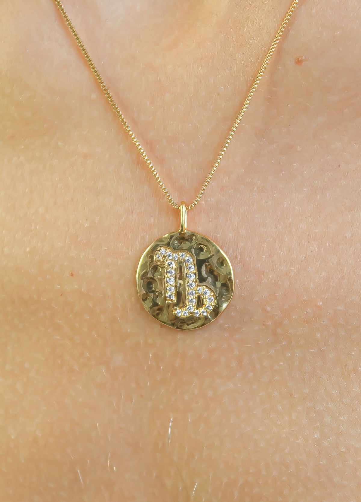 Stellar capricon coin pendant bombay sunset