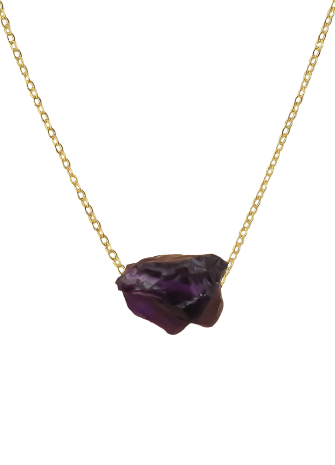 cosmic raw stone necklace Bombay Sunset