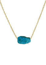 Load image into Gallery viewer, cosmic raw stone necklace Bombay Sunset
