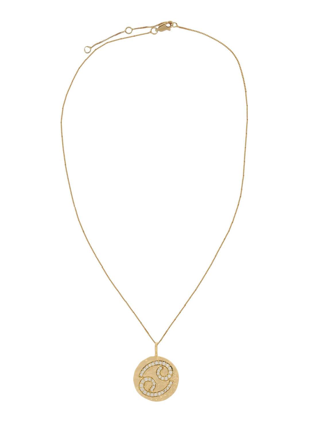 colgante de moneda Stellar Cancer Bombay Be Sunset