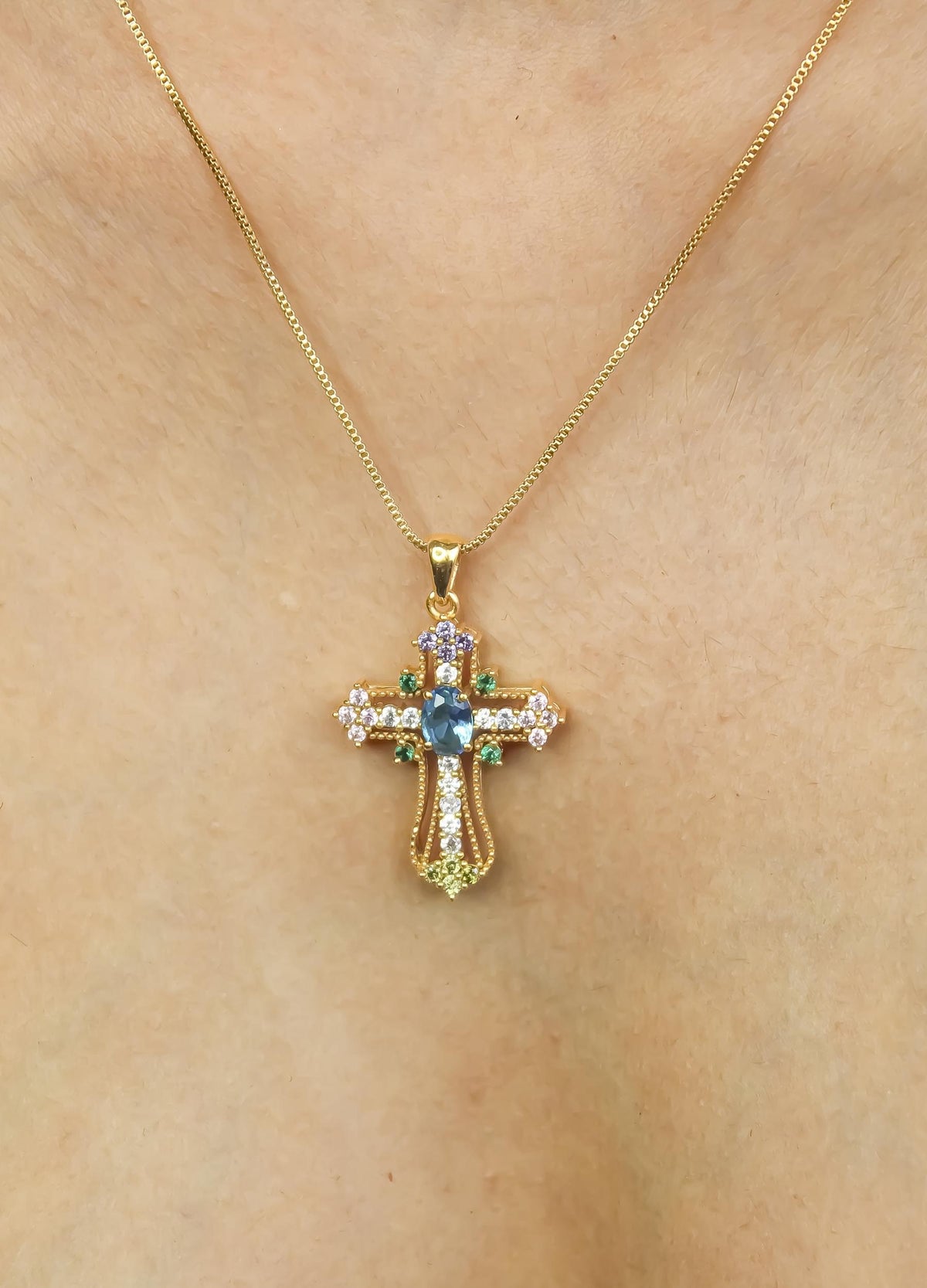 Divine pendant necklace bombay sunset