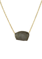 Load image into Gallery viewer, cosmic raw stone necklace Bombay Sunset
