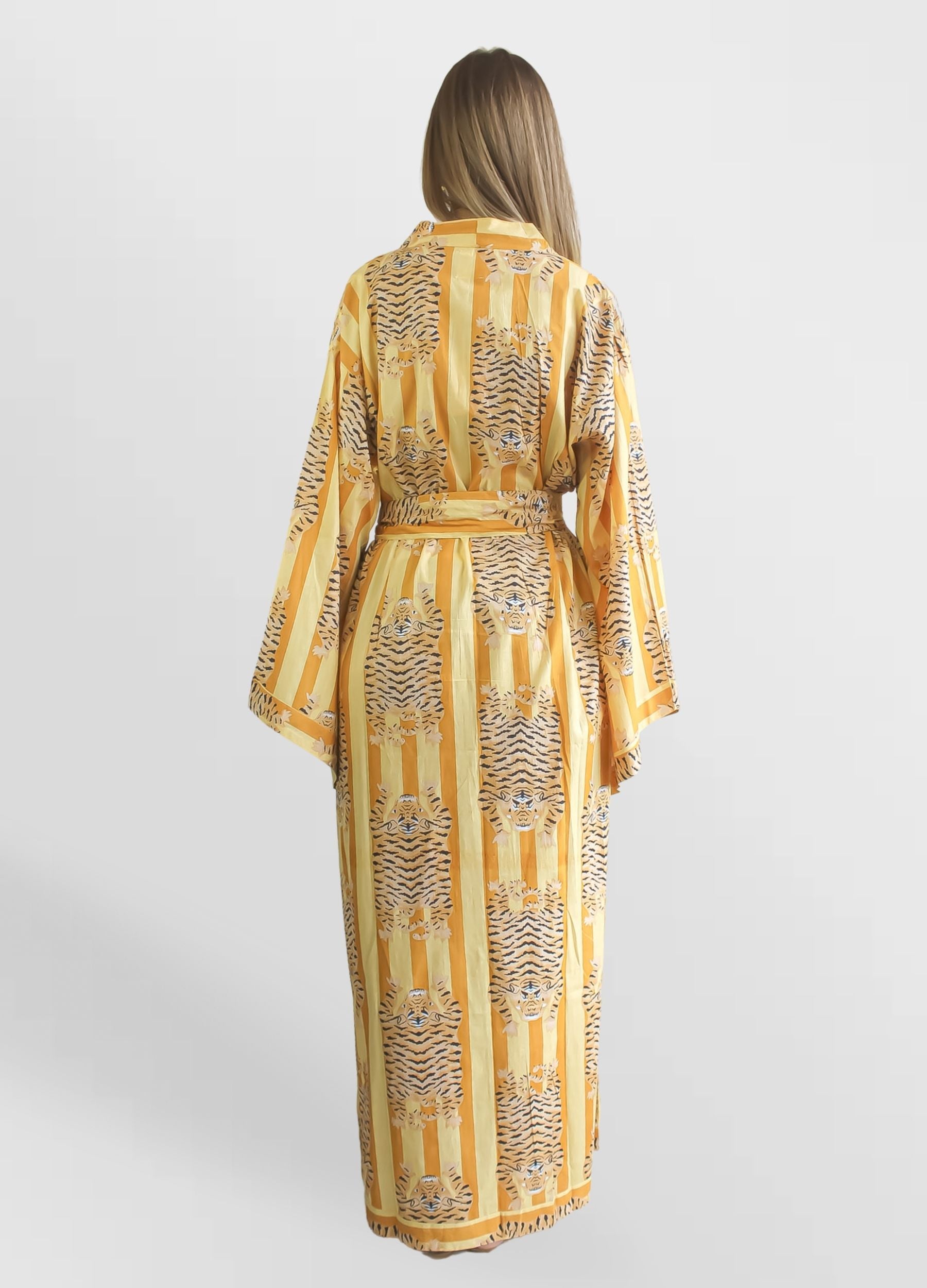 paradise mustard kimono Bombay Sunset