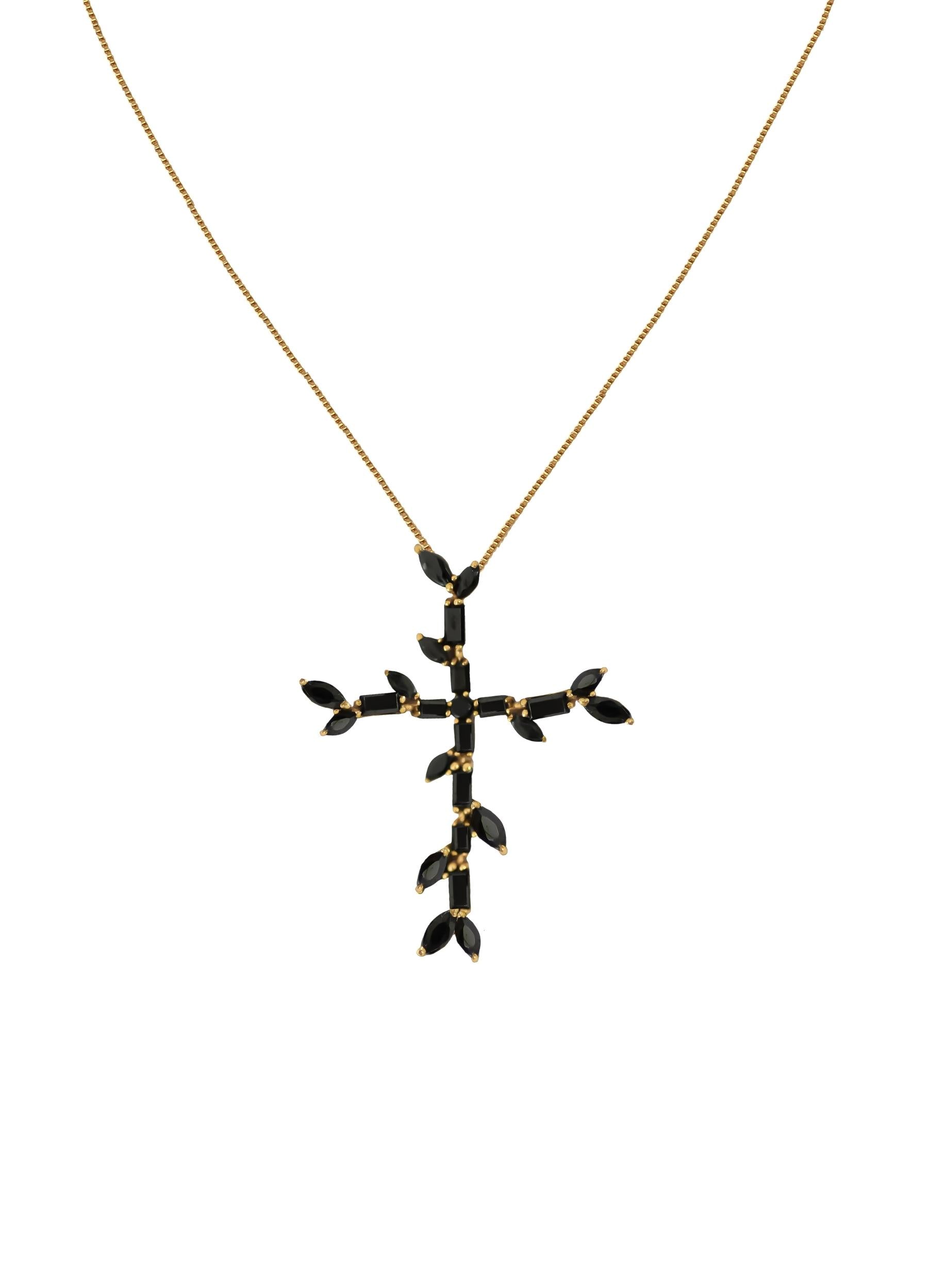 hope cross pendant necklace Bombay Sunset