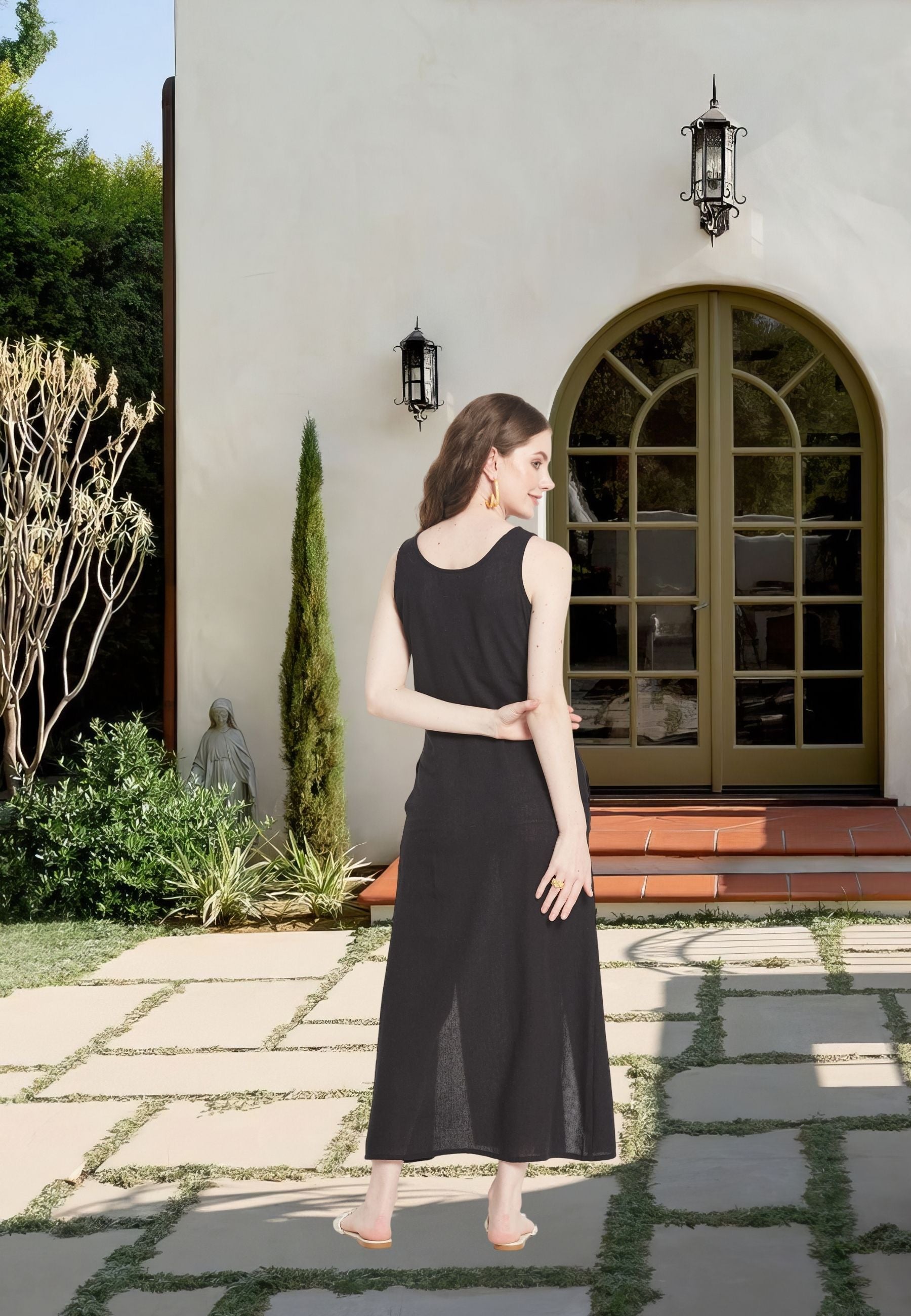 Elara Black Dress