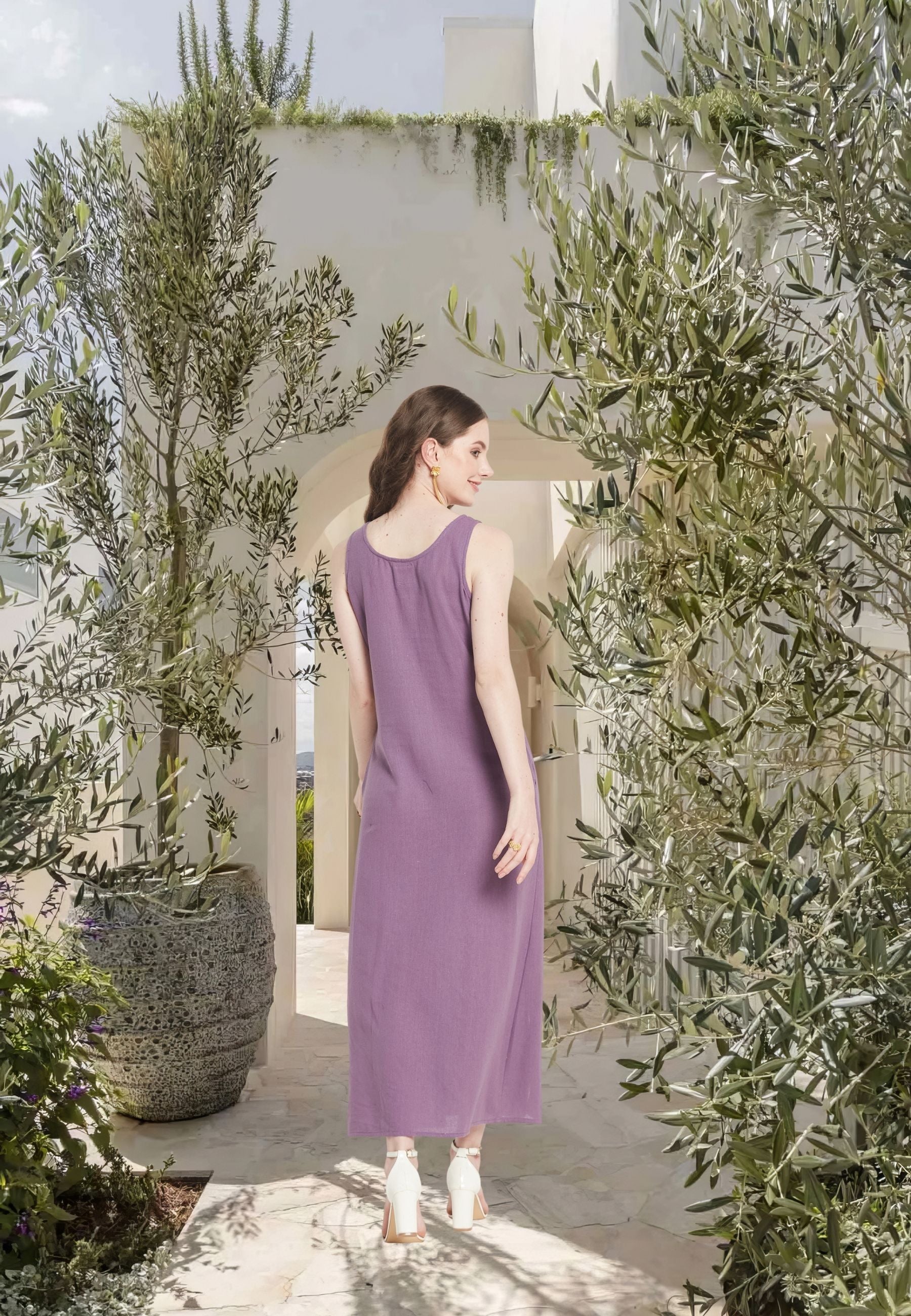 Elara Lavender Dress