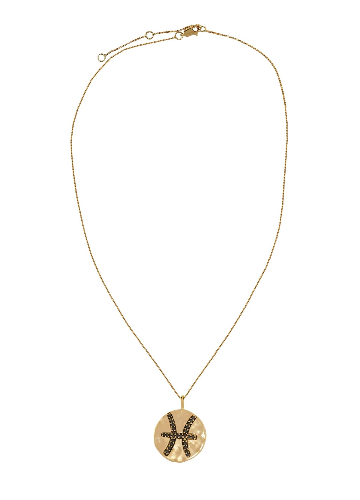 Stellar pisces coin pendant bombay sunset