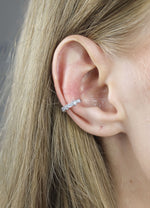 Load image into Gallery viewer, Silver Twilight Ear Cuff Bombay Sunset
