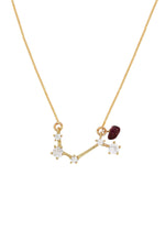 Load image into Gallery viewer, constellation aries zodiac necklace Bombay Sunset
