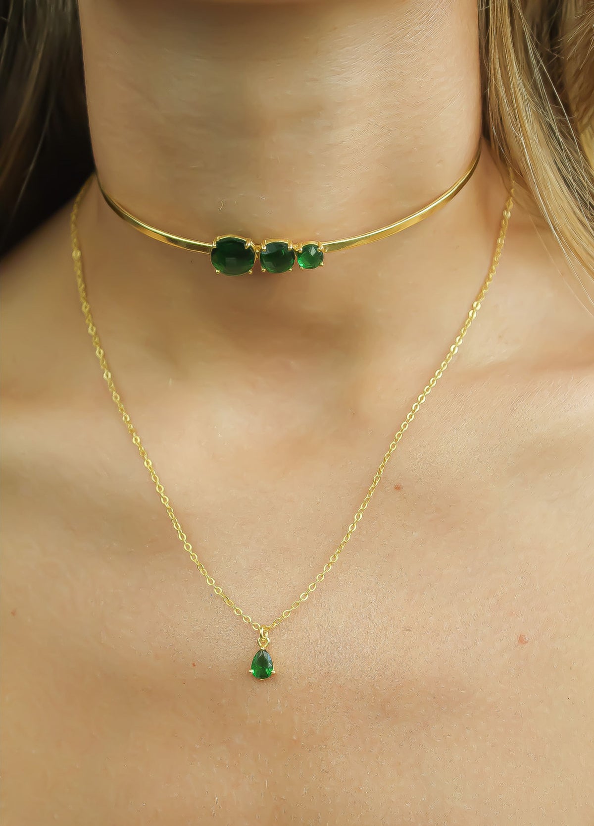 Collar tipo choker nura bombay be sunset