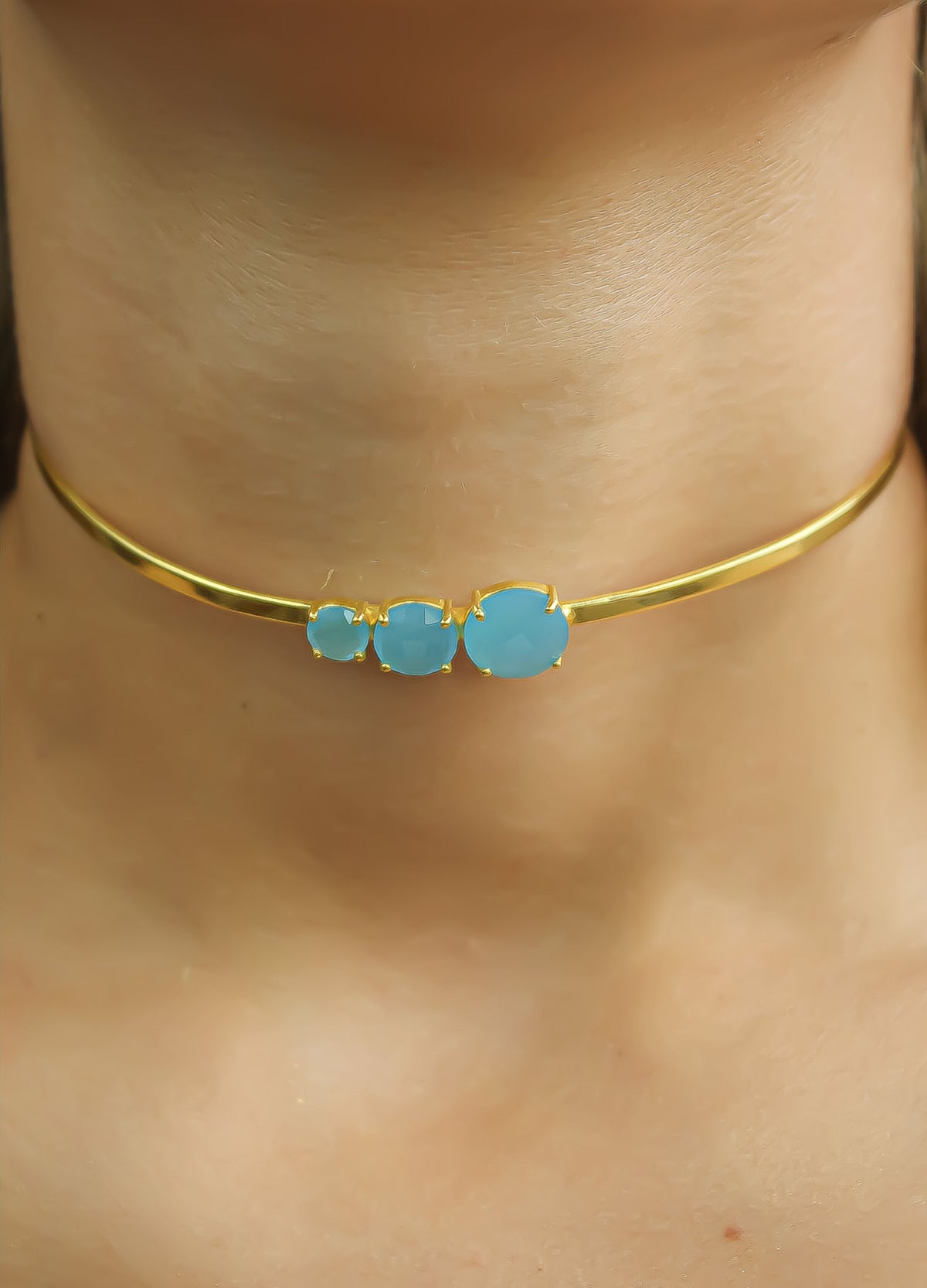 Collar tipo choker nura bombay be sunset