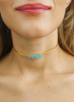 Load image into Gallery viewer, nura choker necklace Bombay Sunset
