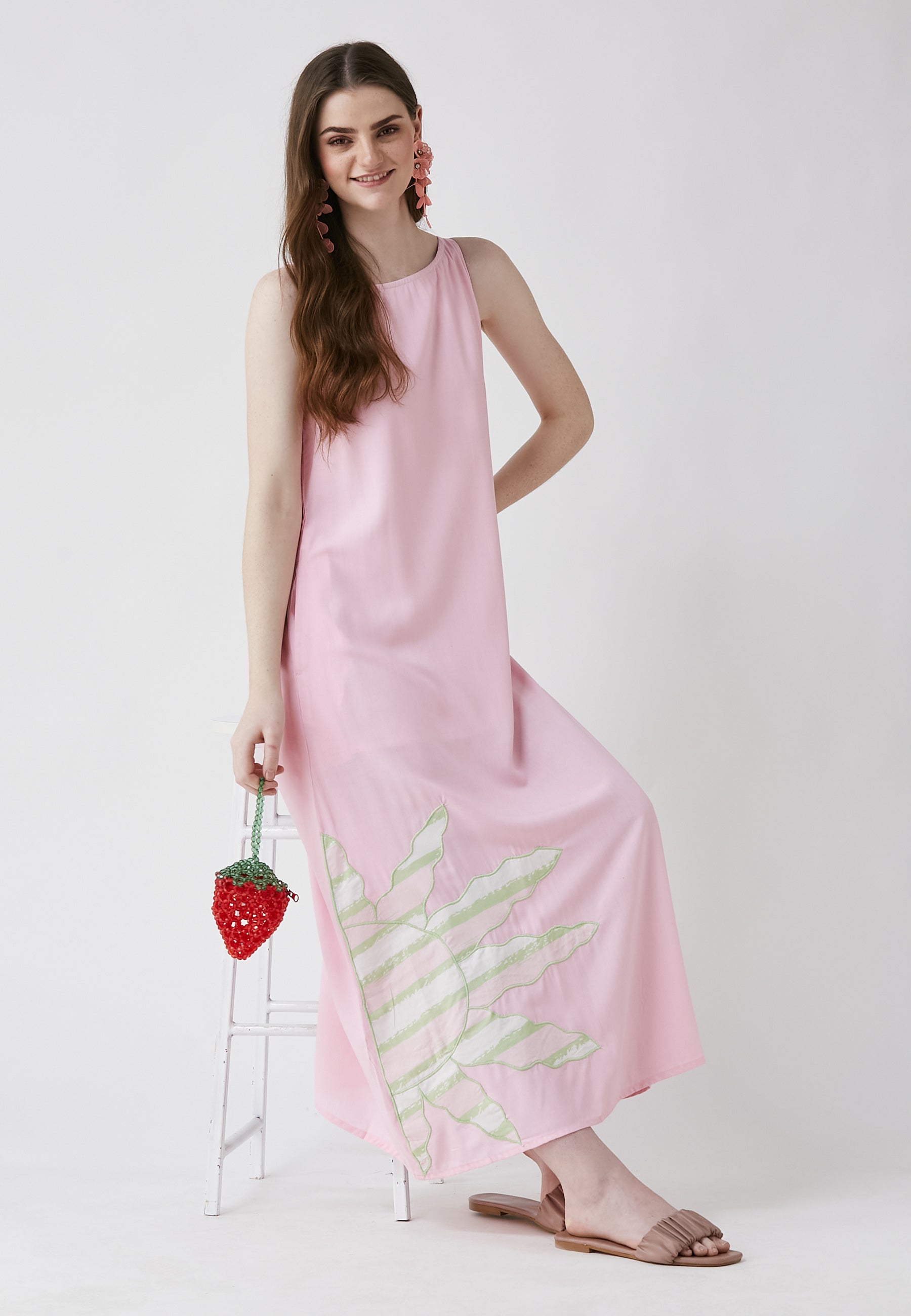 Vestido rosa Alani