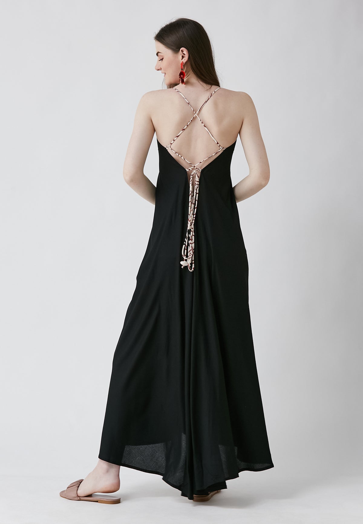 Vestido negro Bliss Sun