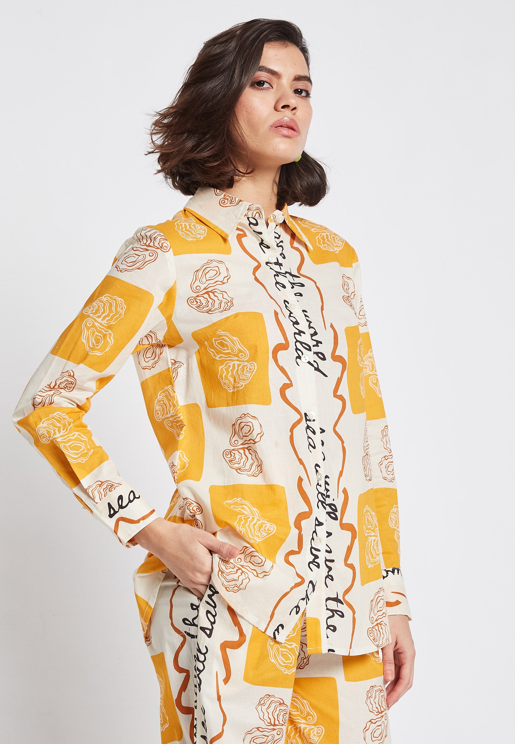 Camisa Ciel Oyster