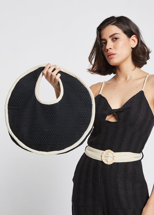 Bolso negro cervatillo