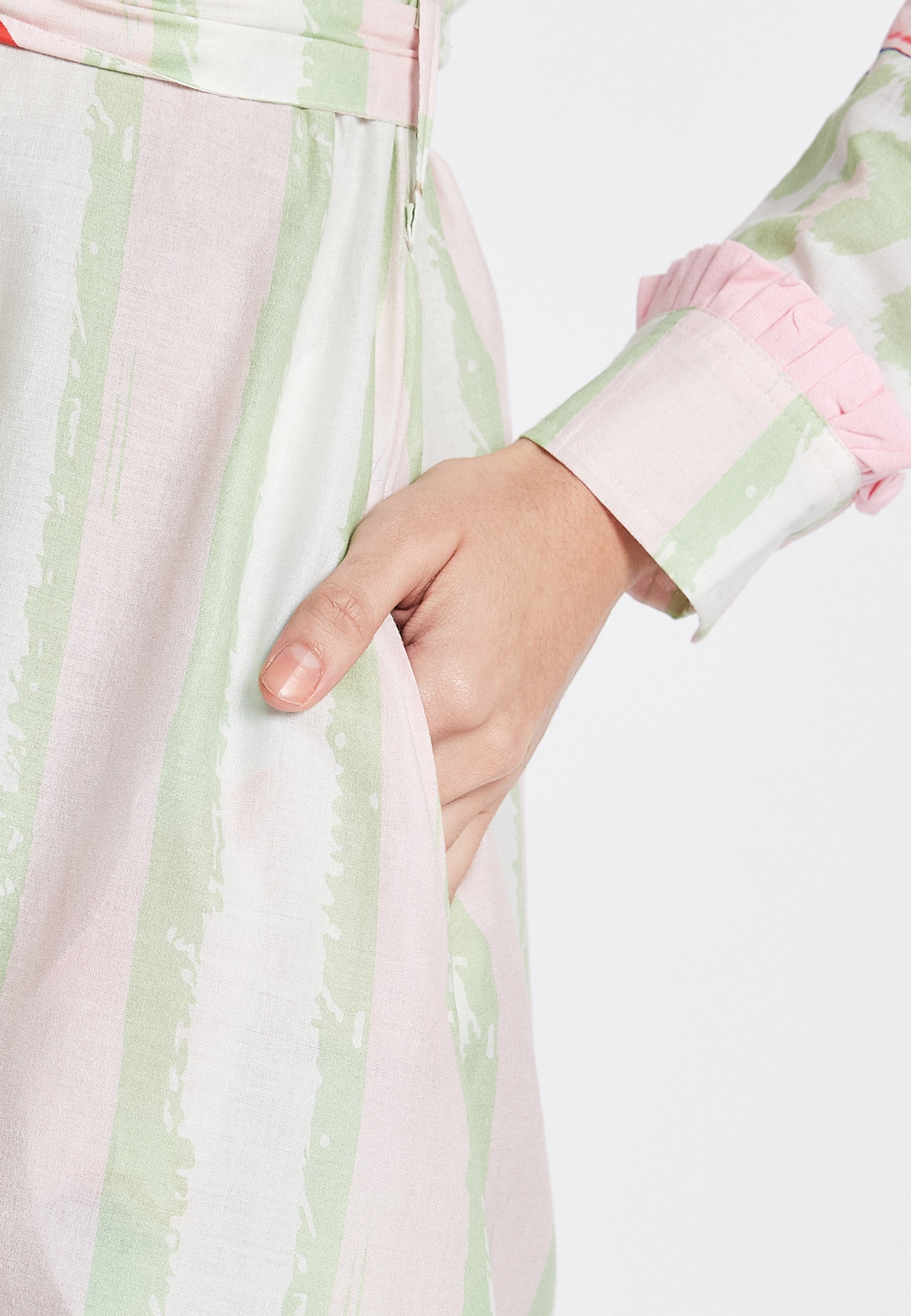 Lyra Trip Shirt Dress