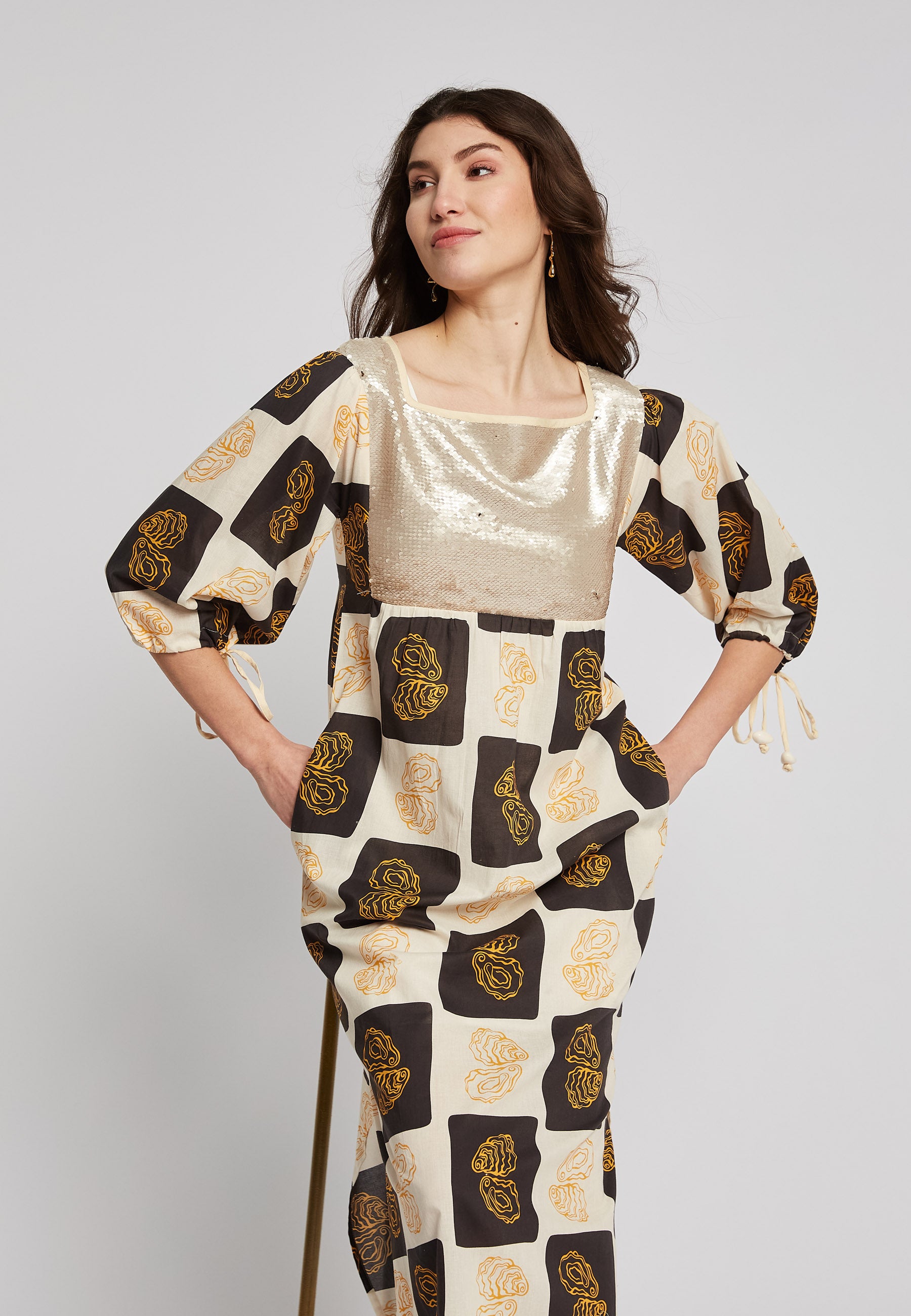 Vestido Mar Oyster