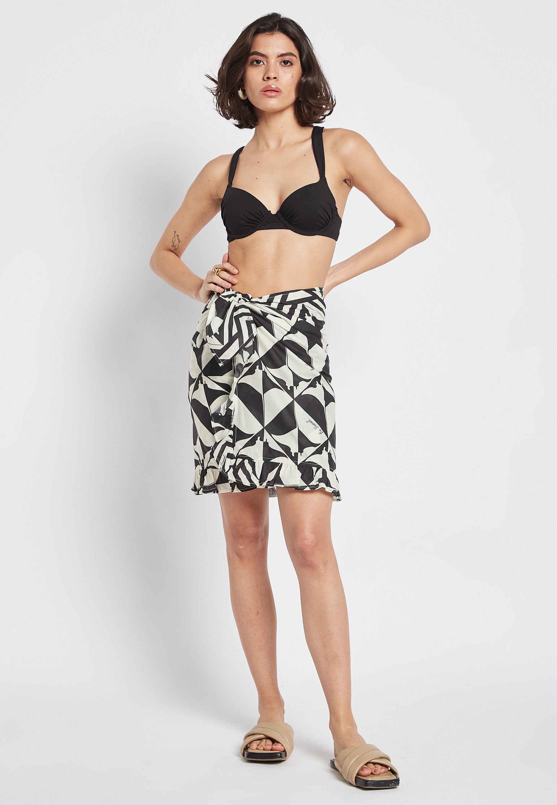 Falda cruzada Shani Manta