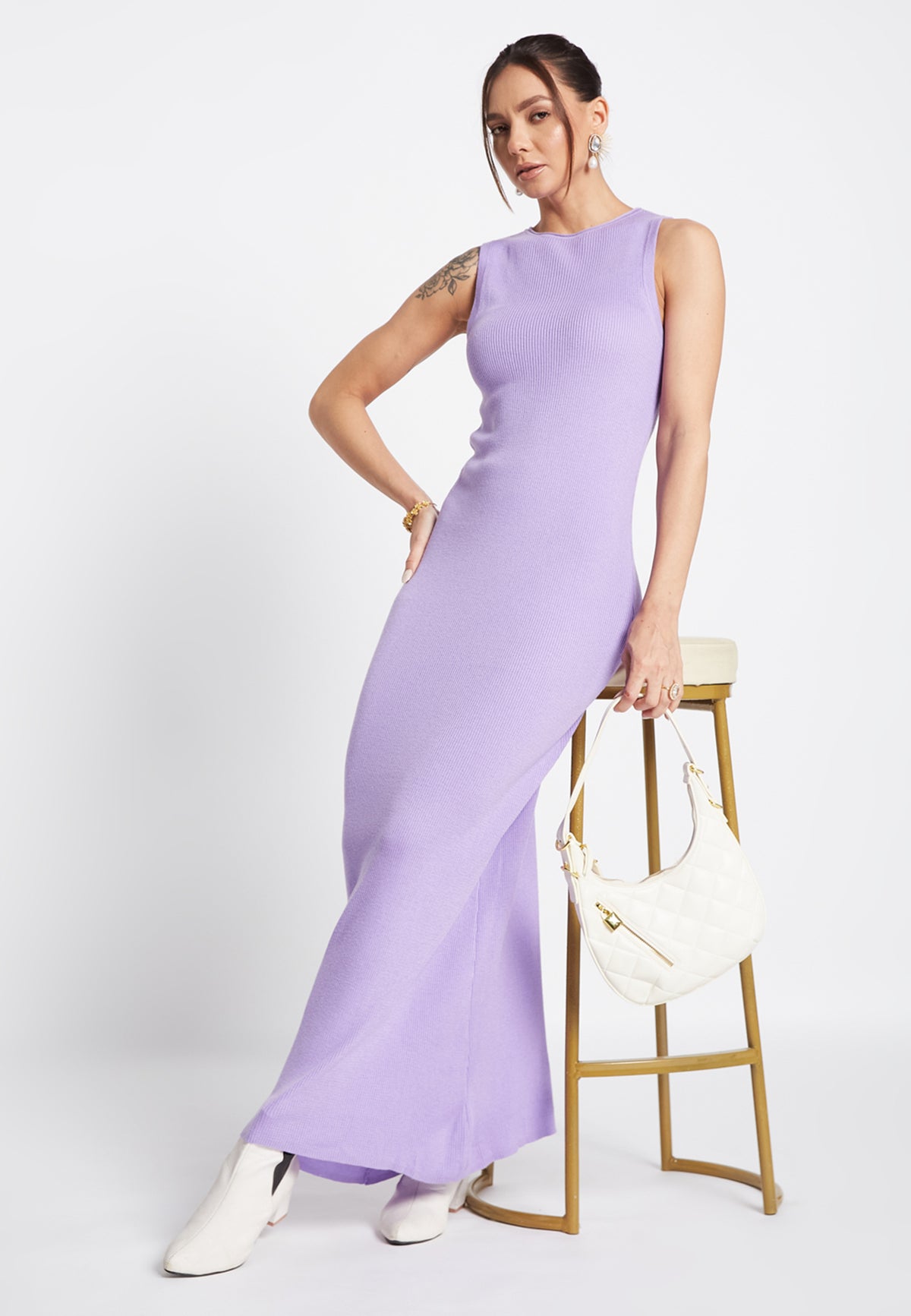 Bella Wool Lavender Dress