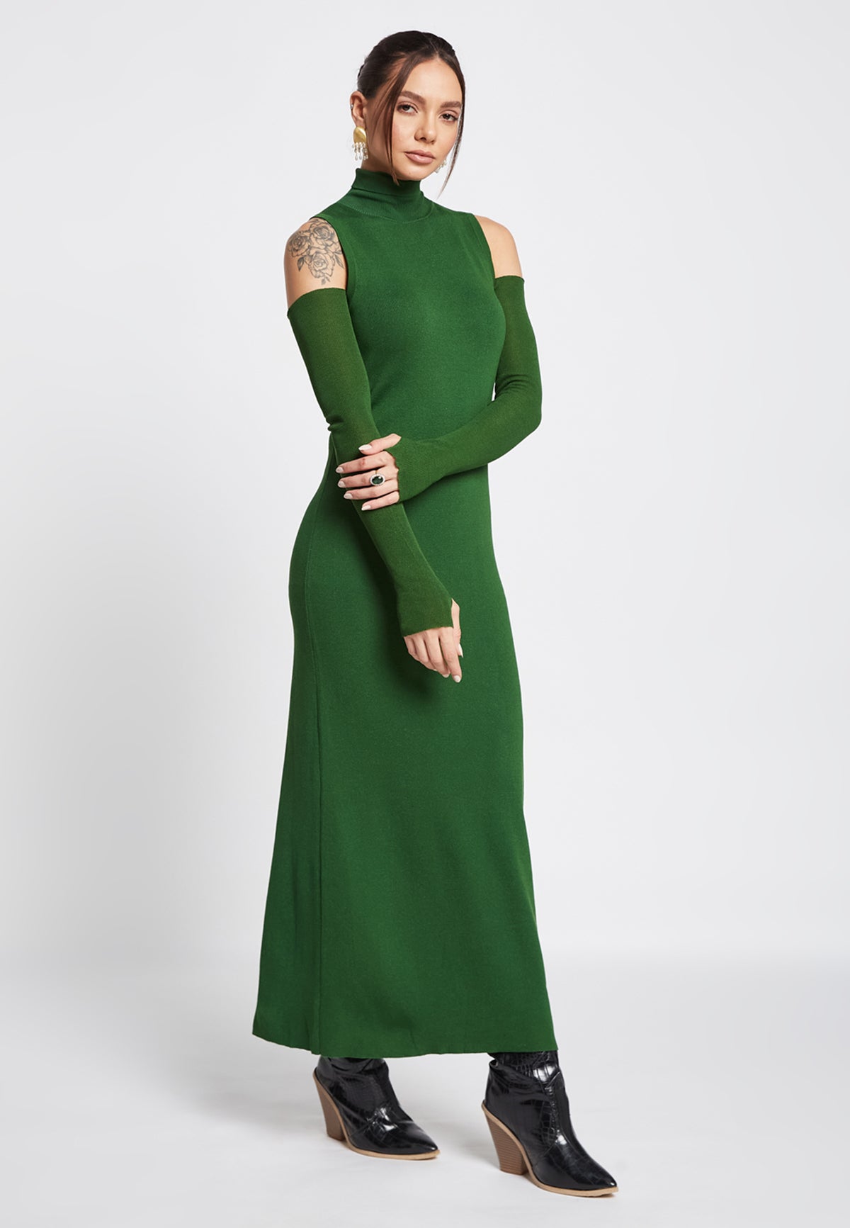 Vestido verde de Gigi